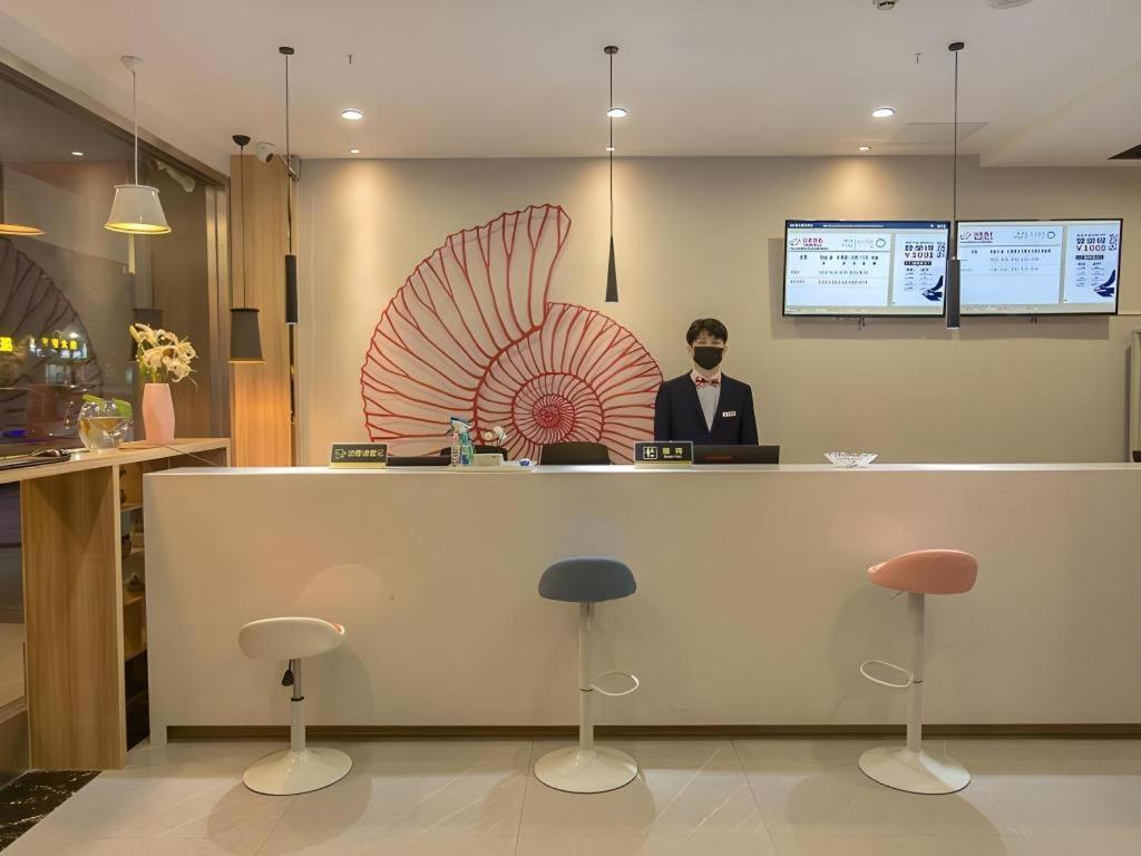 Shell Hotel Zaozhuang Xinchang Road Bada Market Exteriör bild