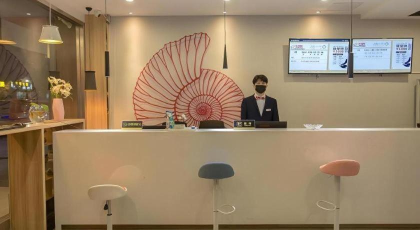 Shell Hotel Zaozhuang Xinchang Road Bada Market Exteriör bild